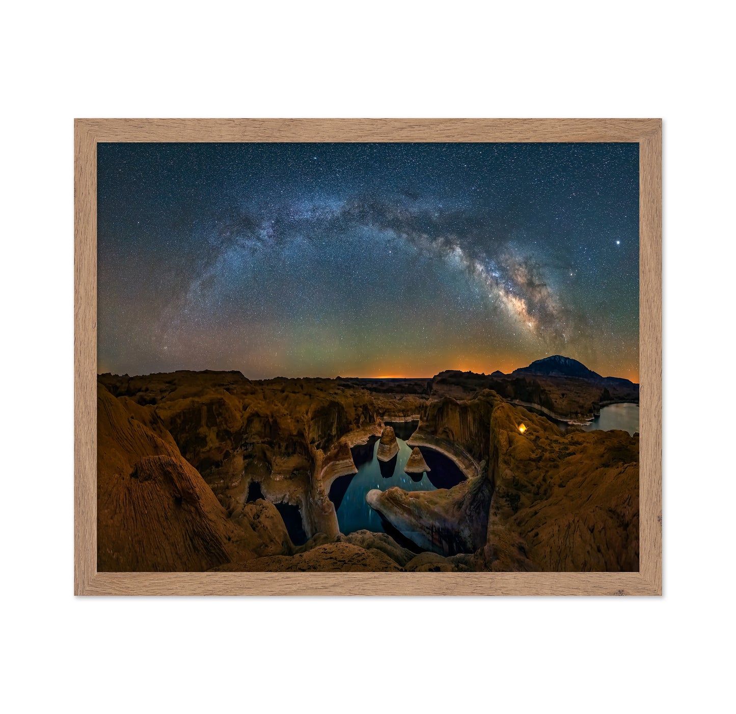 Desert Milky Way Canyon