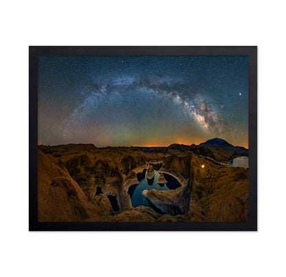 Desert Milky Way Canyon