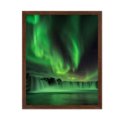 Northern Light On Godafoss