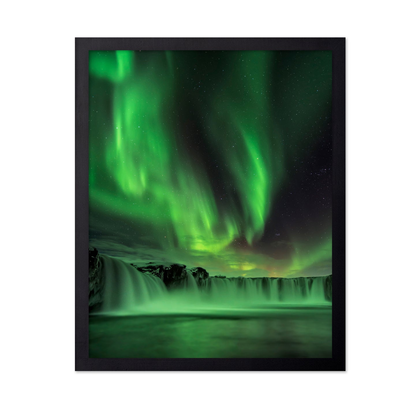 Northern Light On Godafoss
