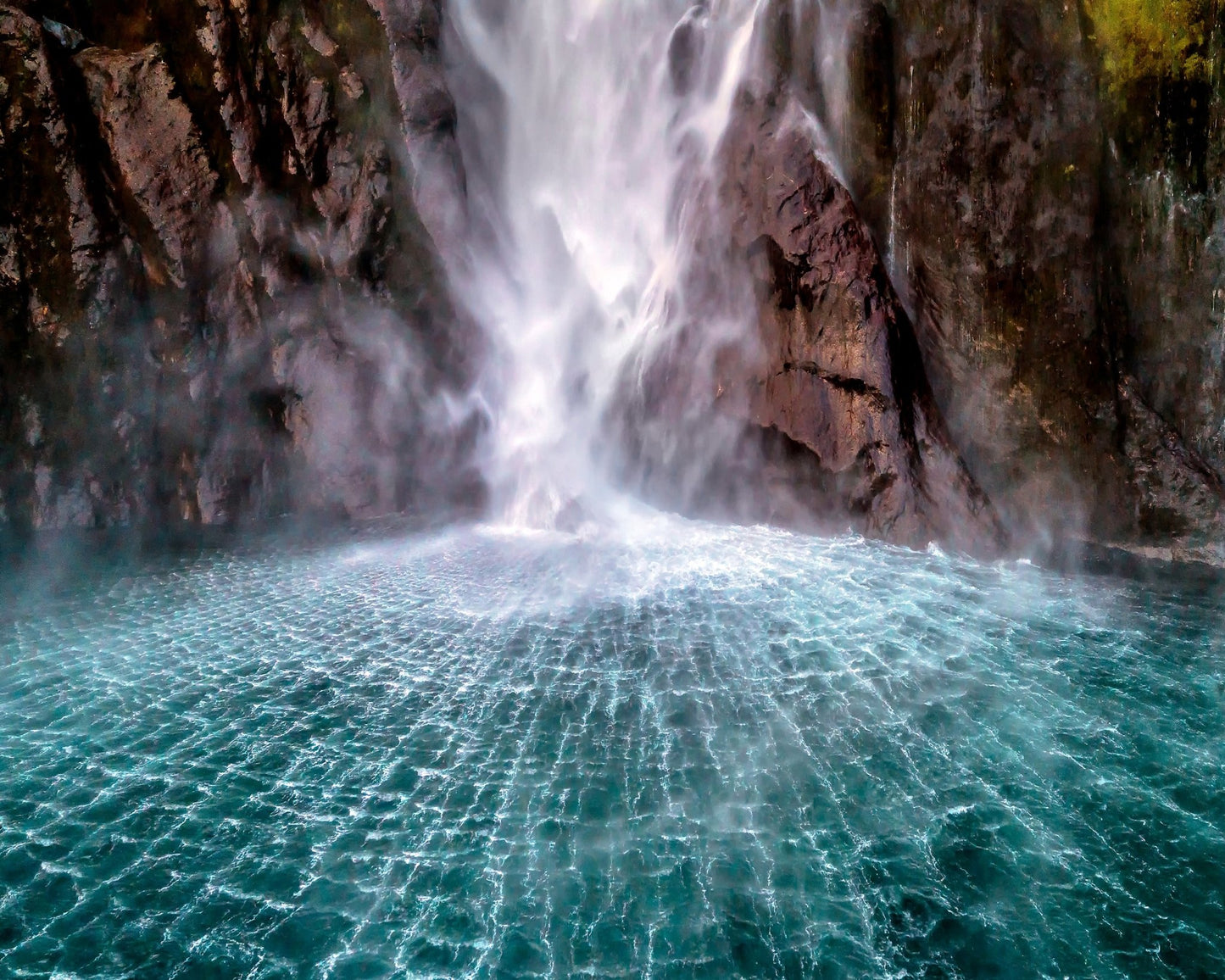 Stirling Falls Along Milford Sound