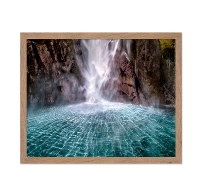 Stirling Falls Along Milford Sound