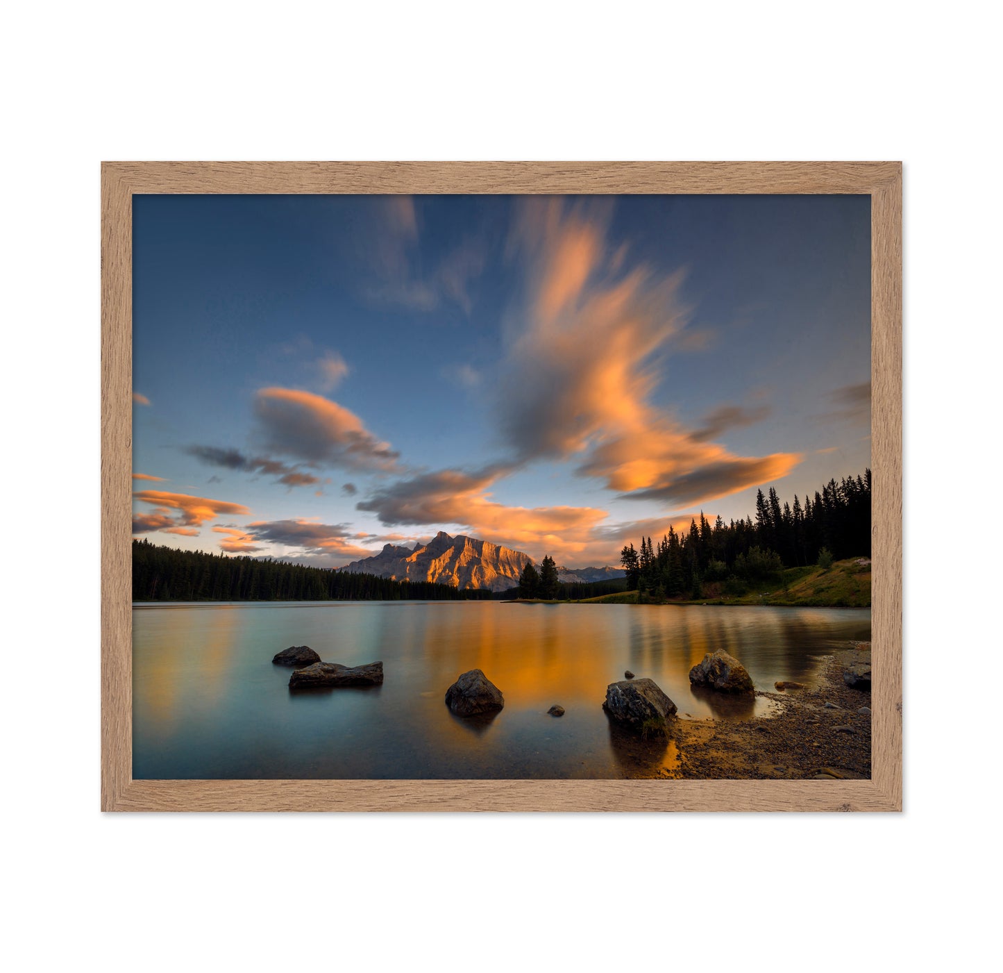 Two Jack Lake Sunset