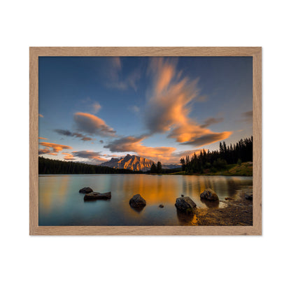 Two Jack Lake Sunset
