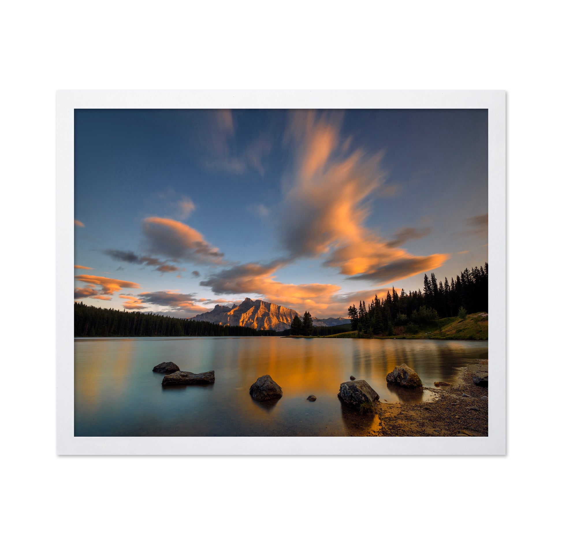 Two Jack Lake Sunset
