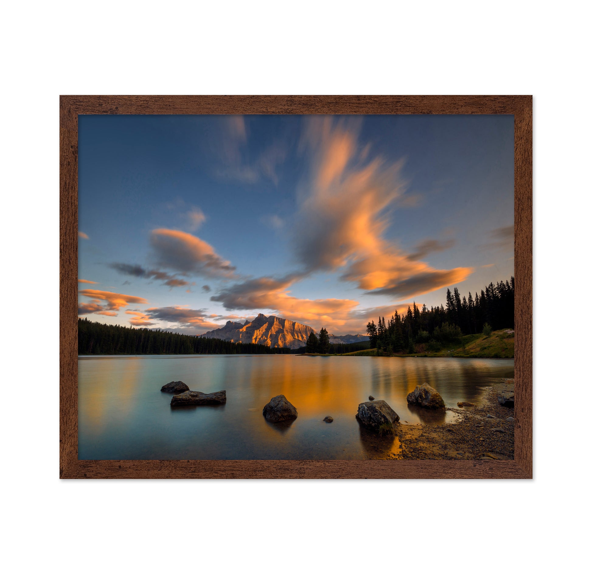 Two Jack Lake Sunset
