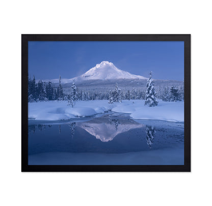 Snowy Mountain Reflection