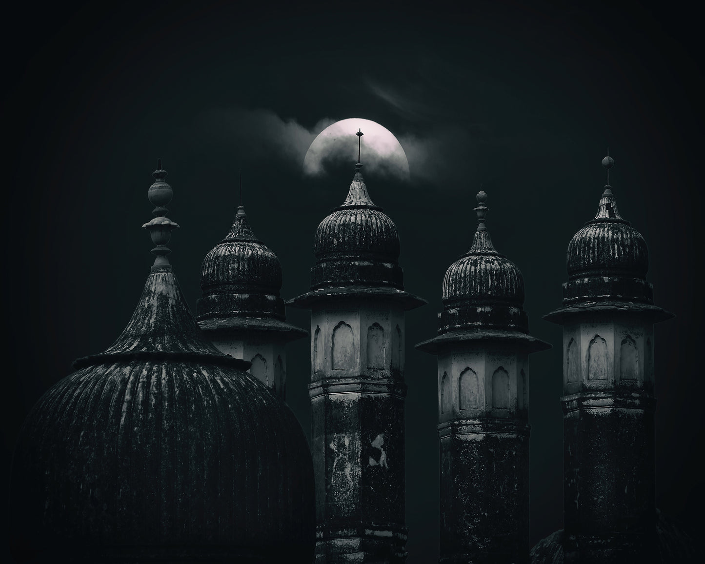 Blue Moon over Bikaner