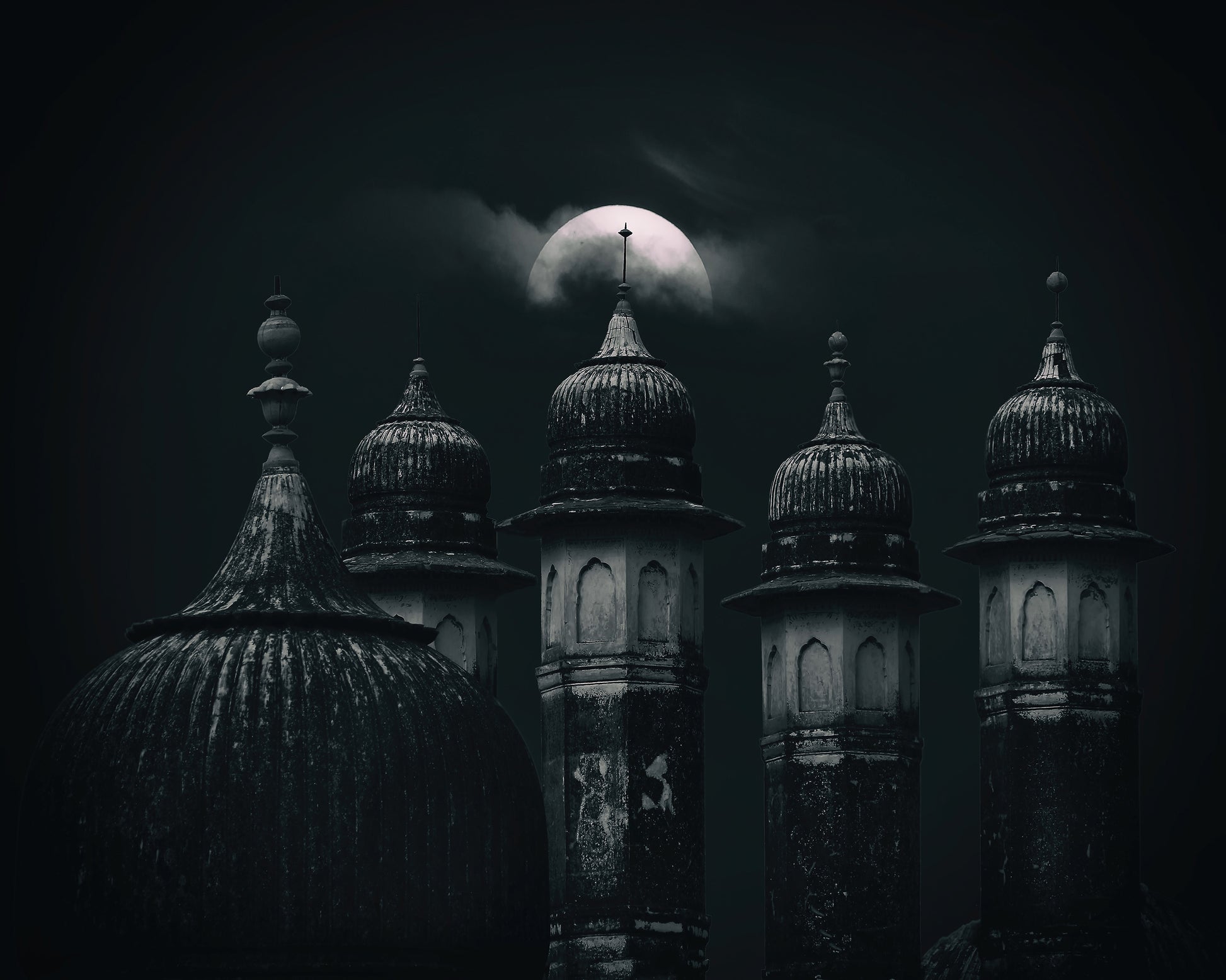 Blue Moon over Bikaner