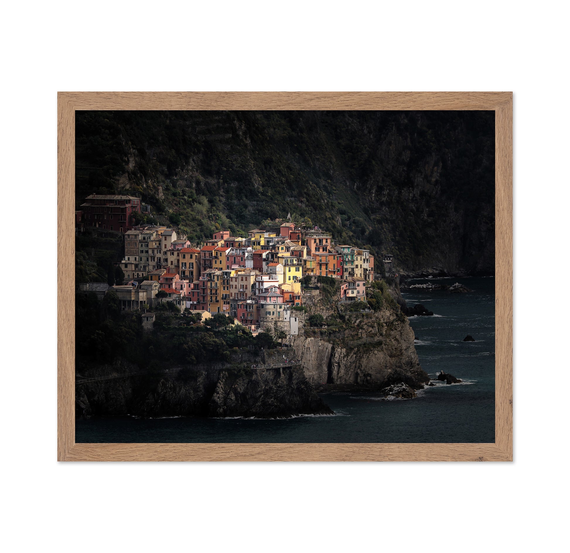 Spotlighted Manarola