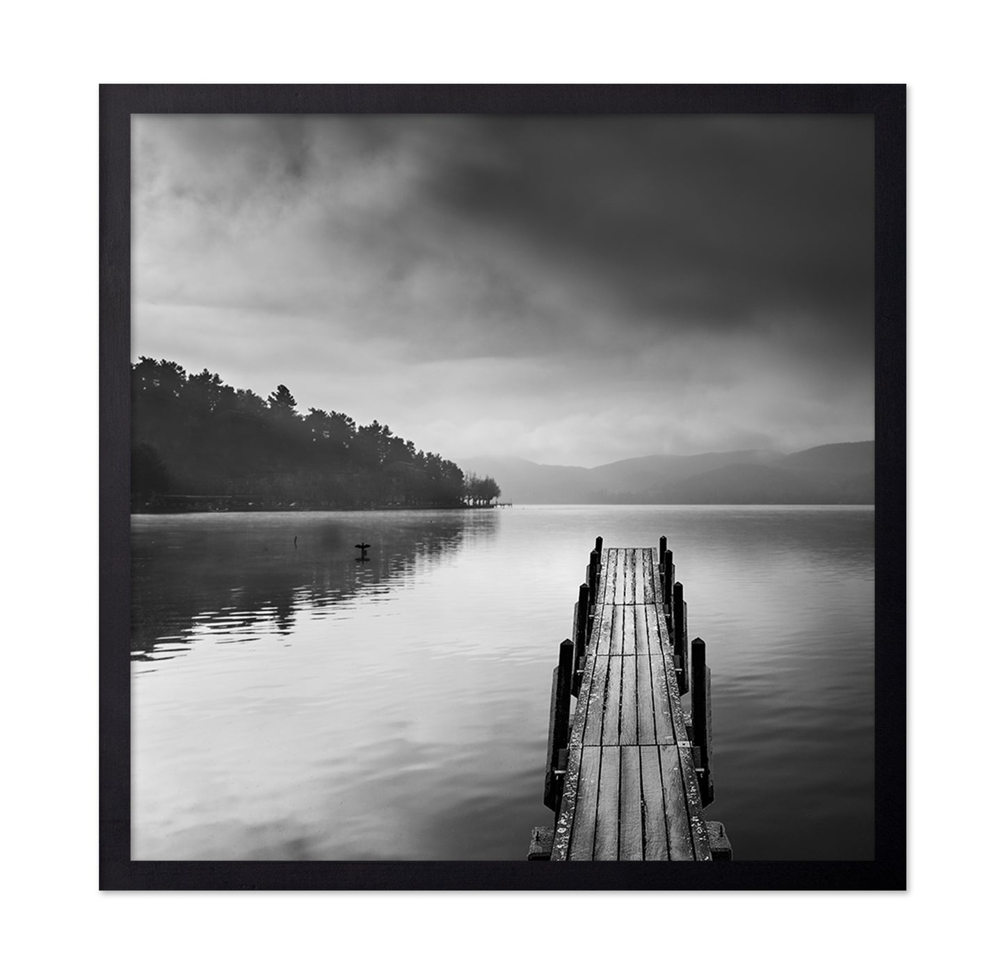 Lake View With Pier