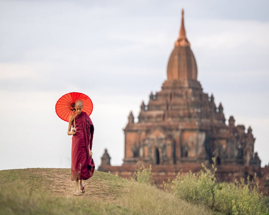 Monk in Bagan