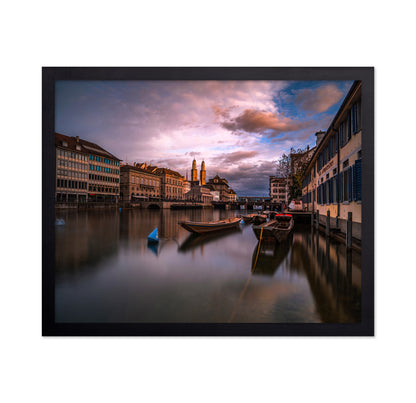 Sunset Over the Limmat