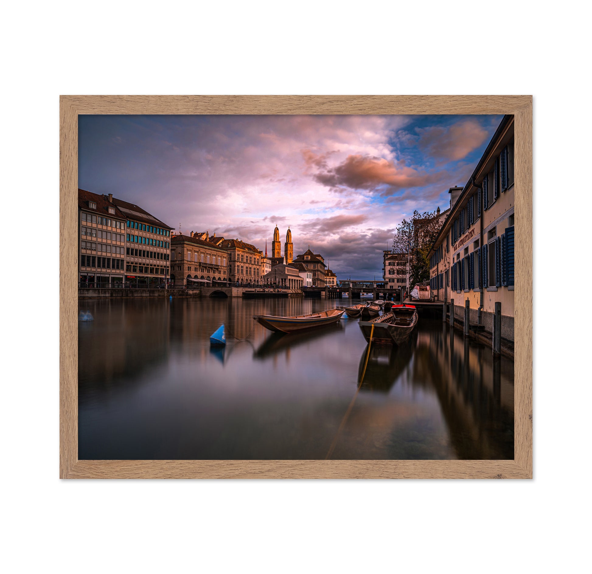 Sunset Over the Limmat