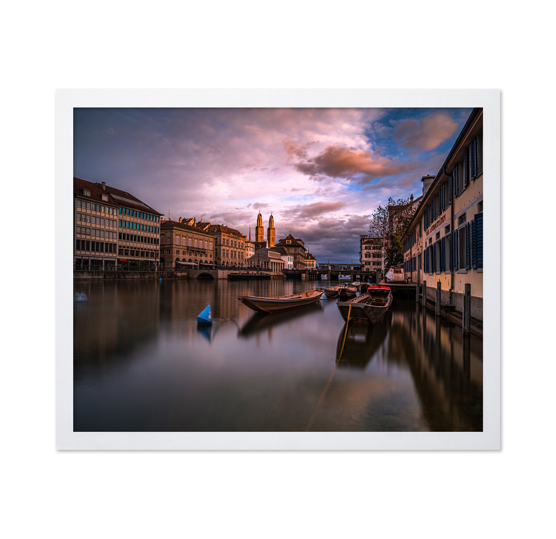 Sunset Over the Limmat