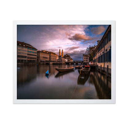 Sunset Over the Limmat