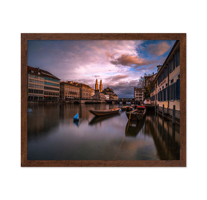 Sunset Over the Limmat