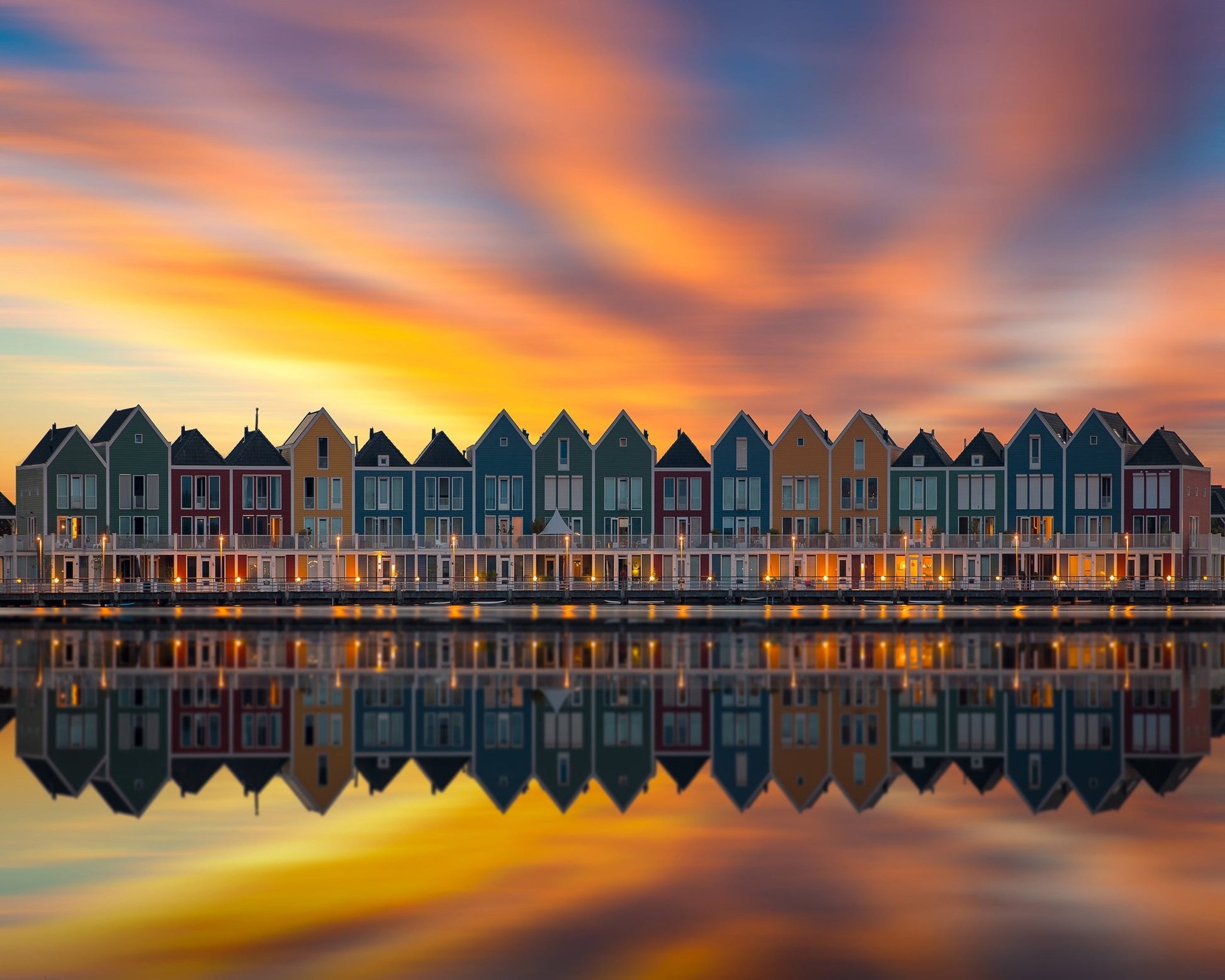 Cityscape Of Houten In Holland