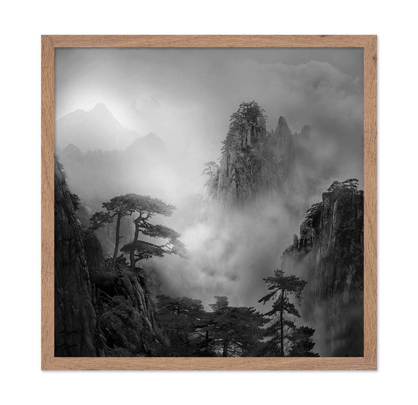 Huang Shan In The Fog