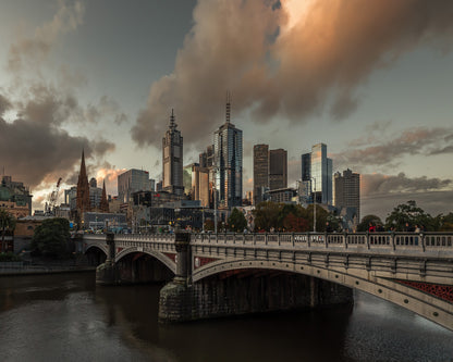 Cityscape At Dusk