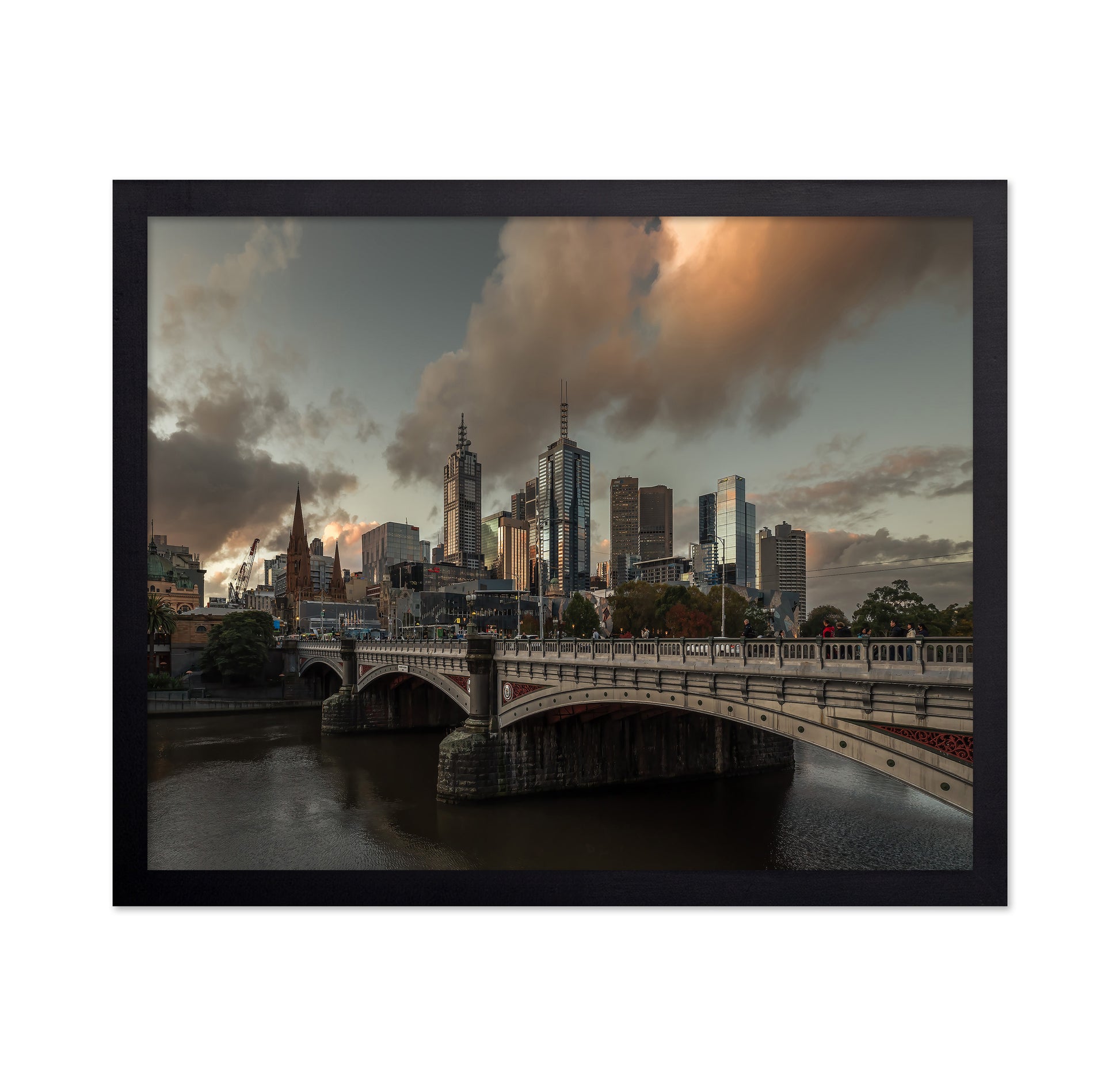 Cityscape At Dusk