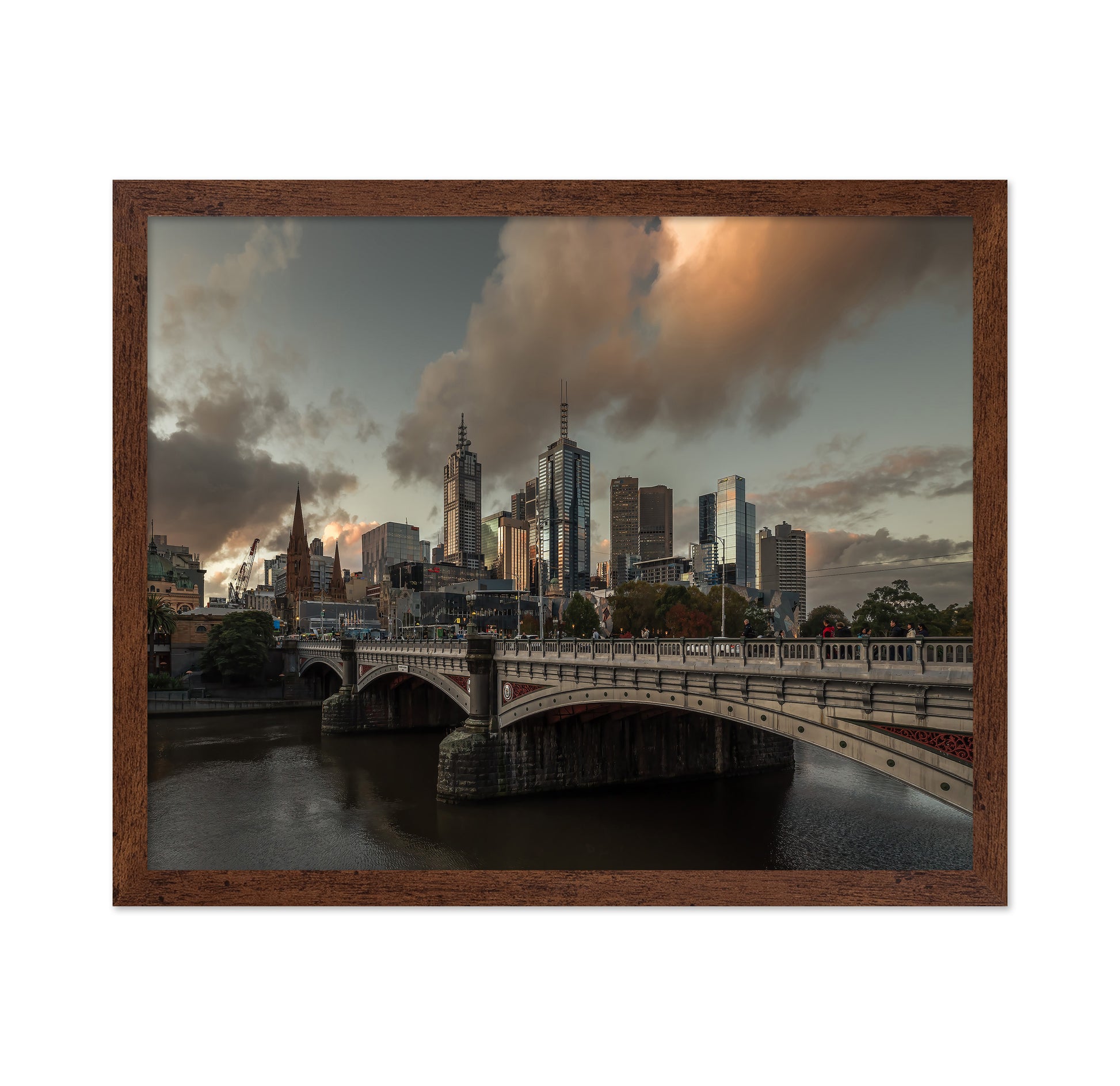 Cityscape At Dusk