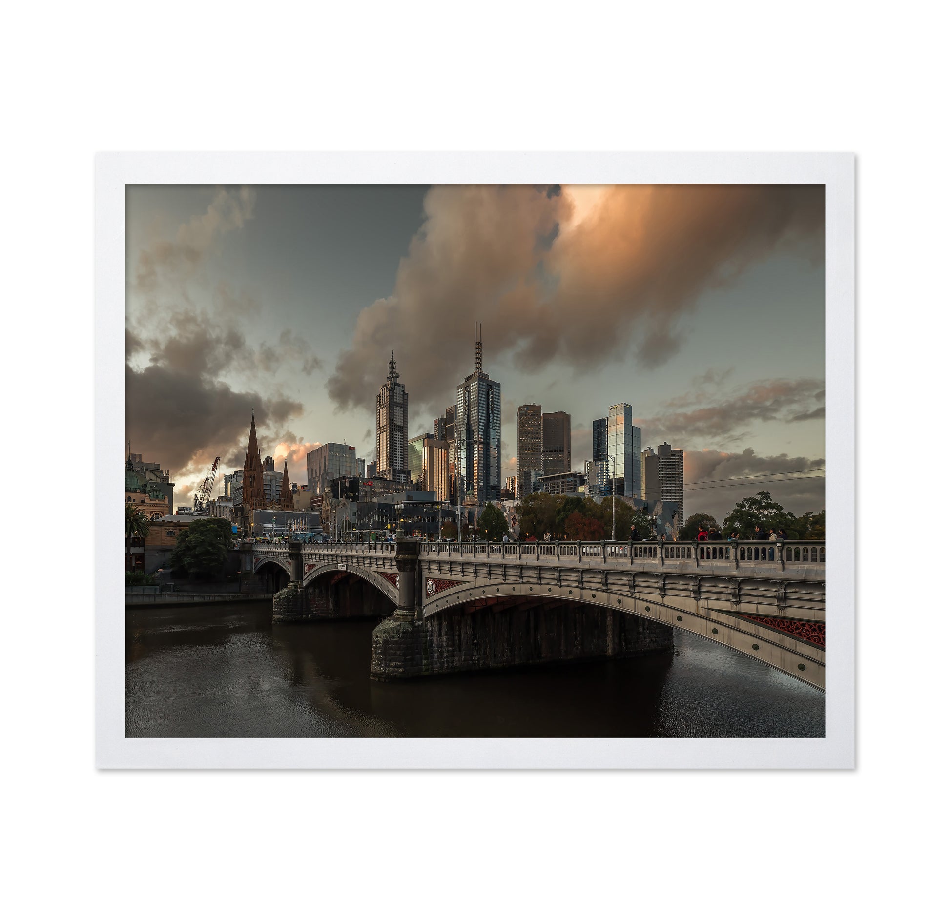 Cityscape At Dusk