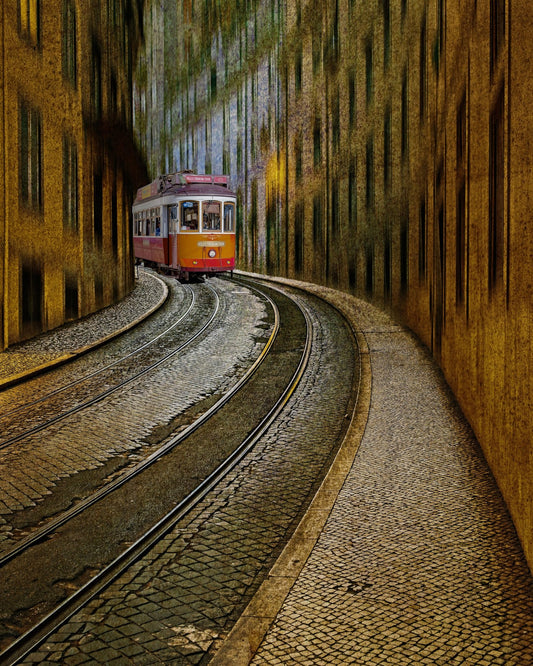Railway With Tram