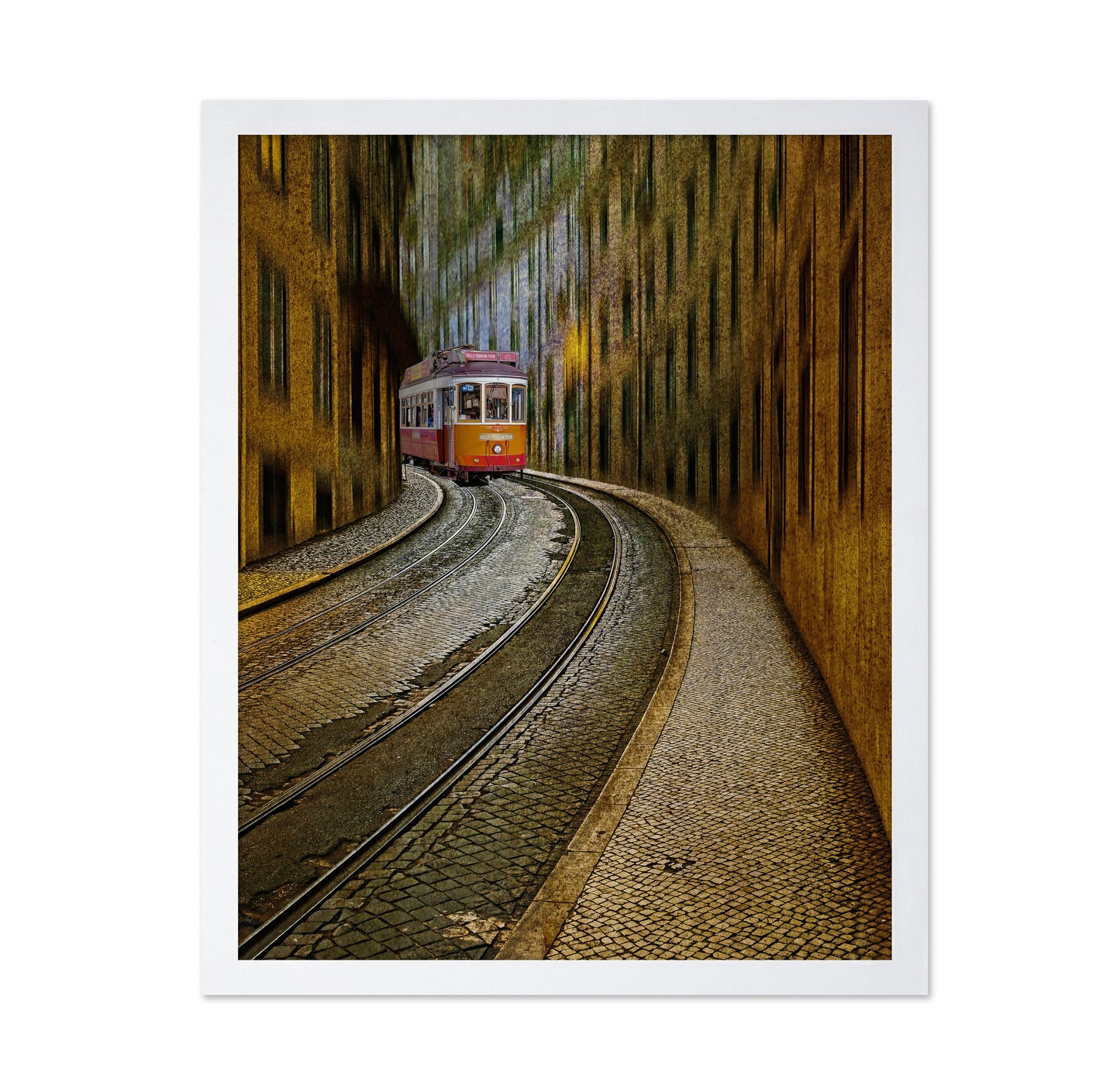 Railway With Tram