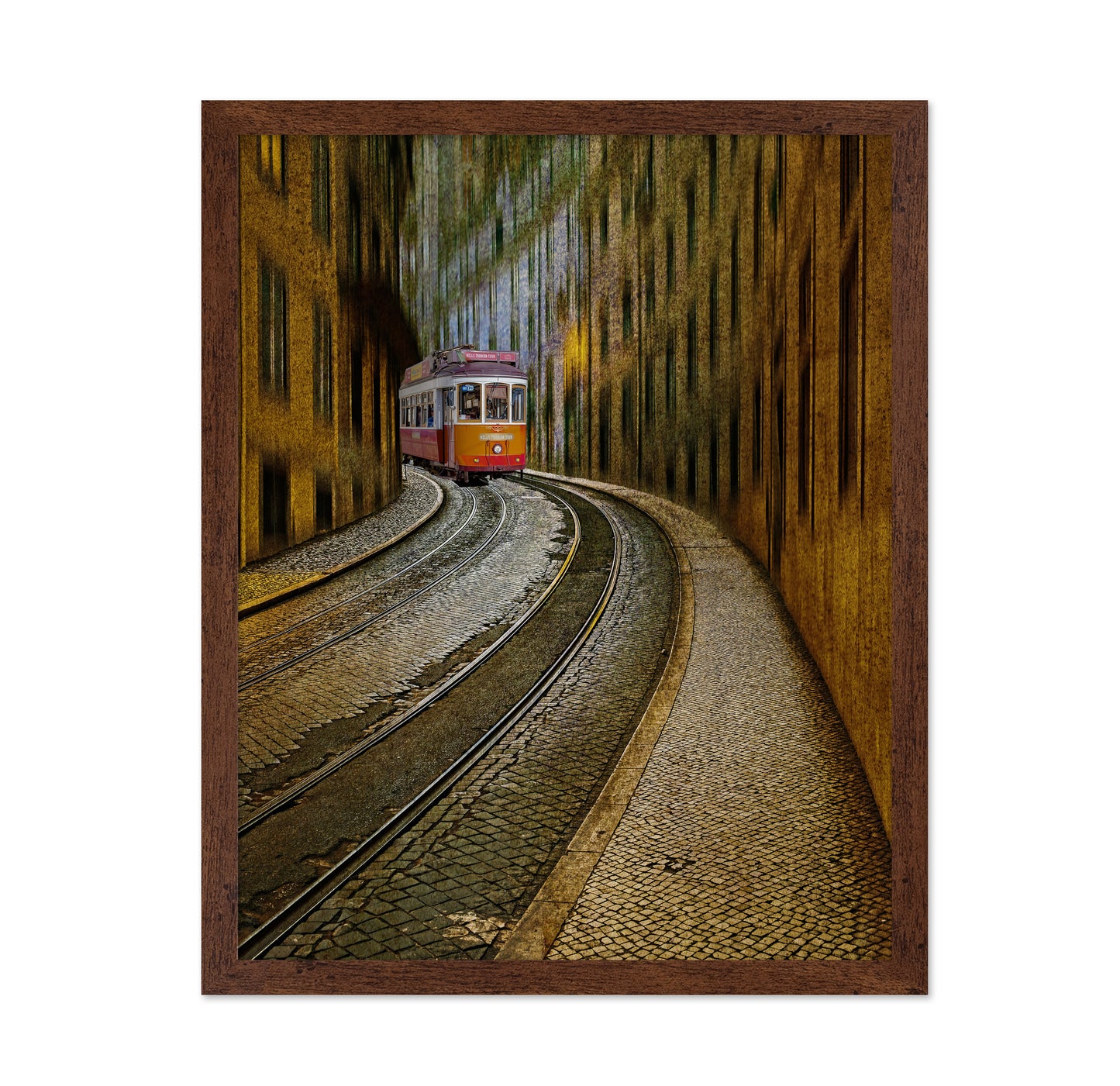 Railway With Tram