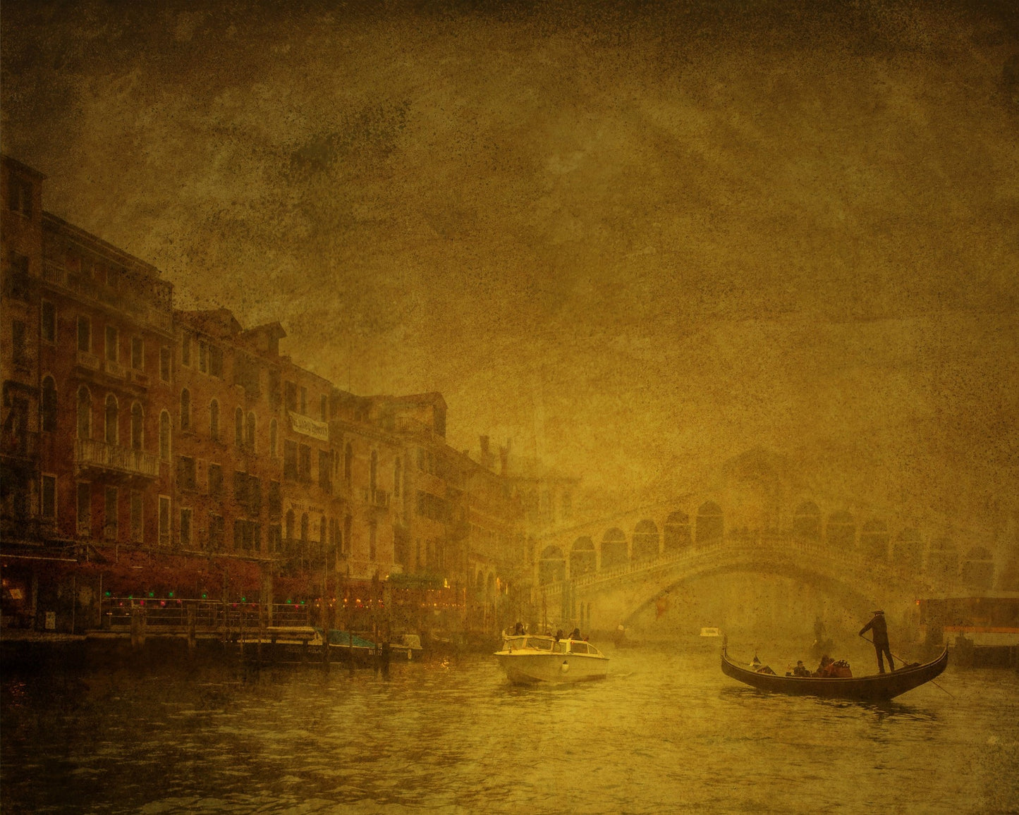 Rialto Bridge In The Mist