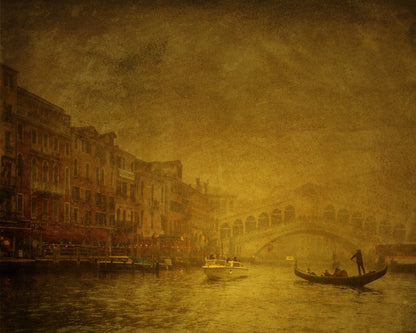 Rialto Bridge In The Mist