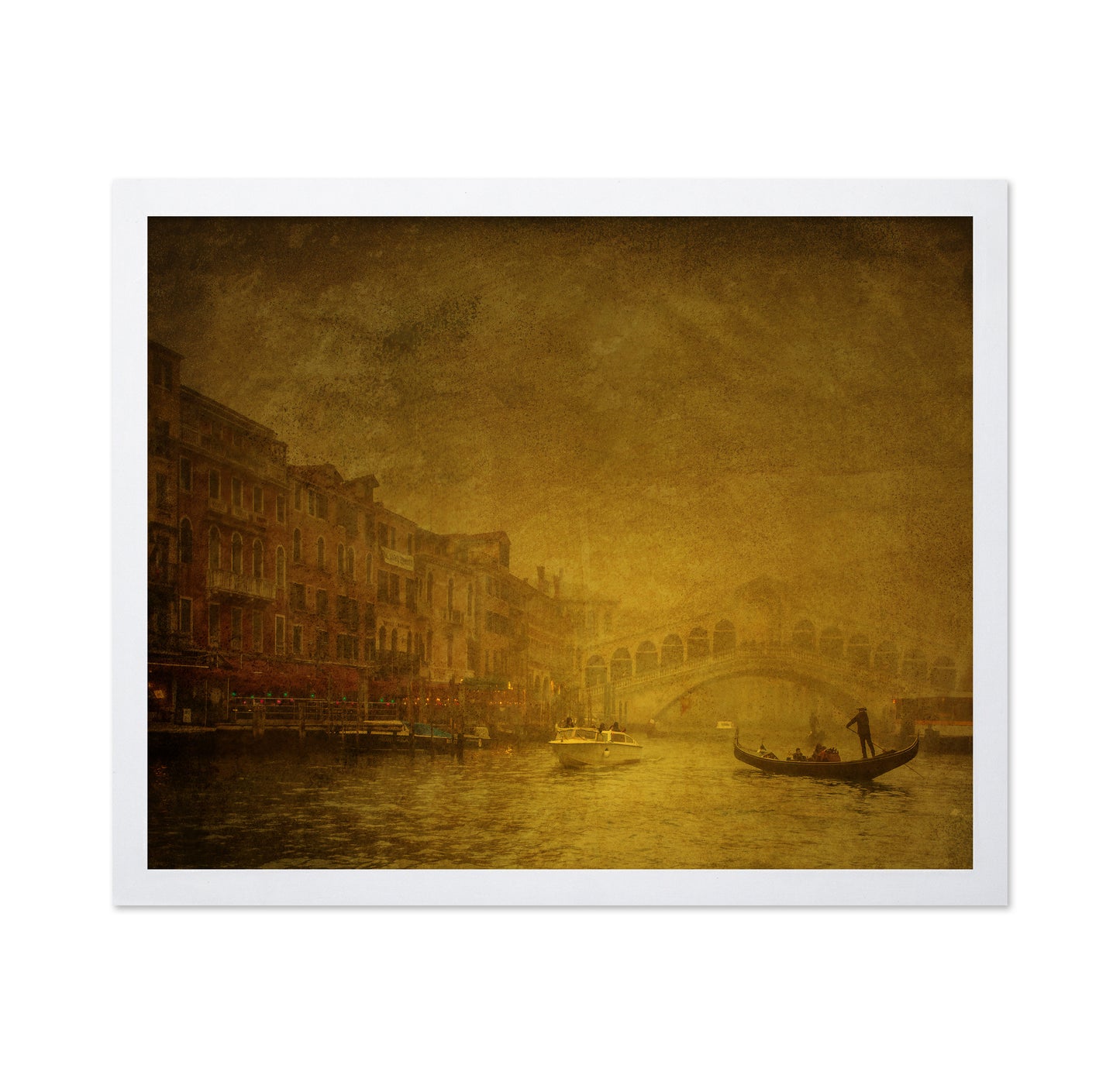 Rialto Bridge In The Mist