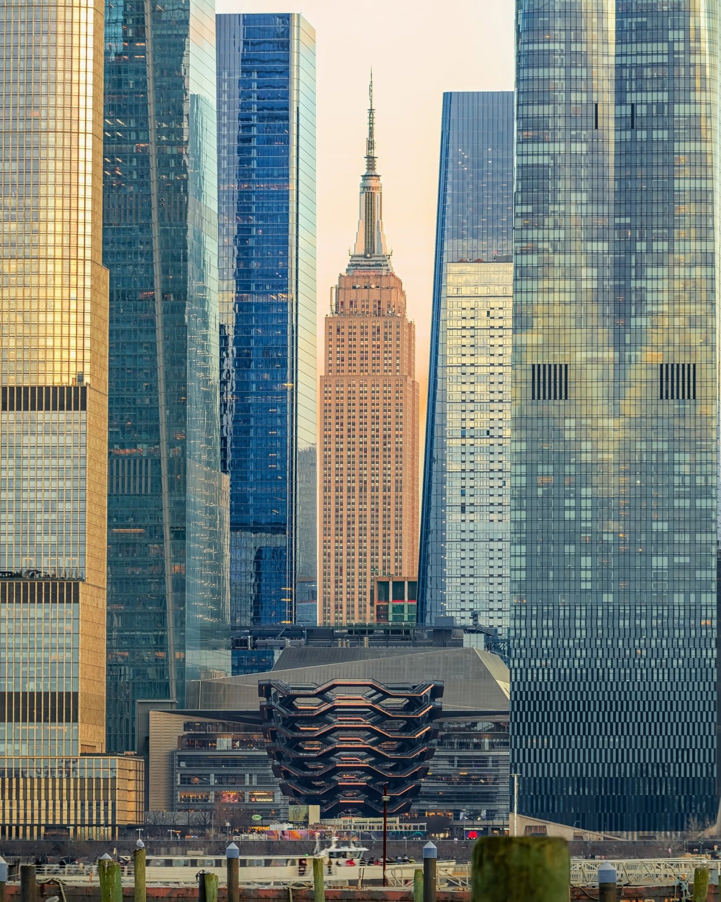 NYC Empire State and Vessel