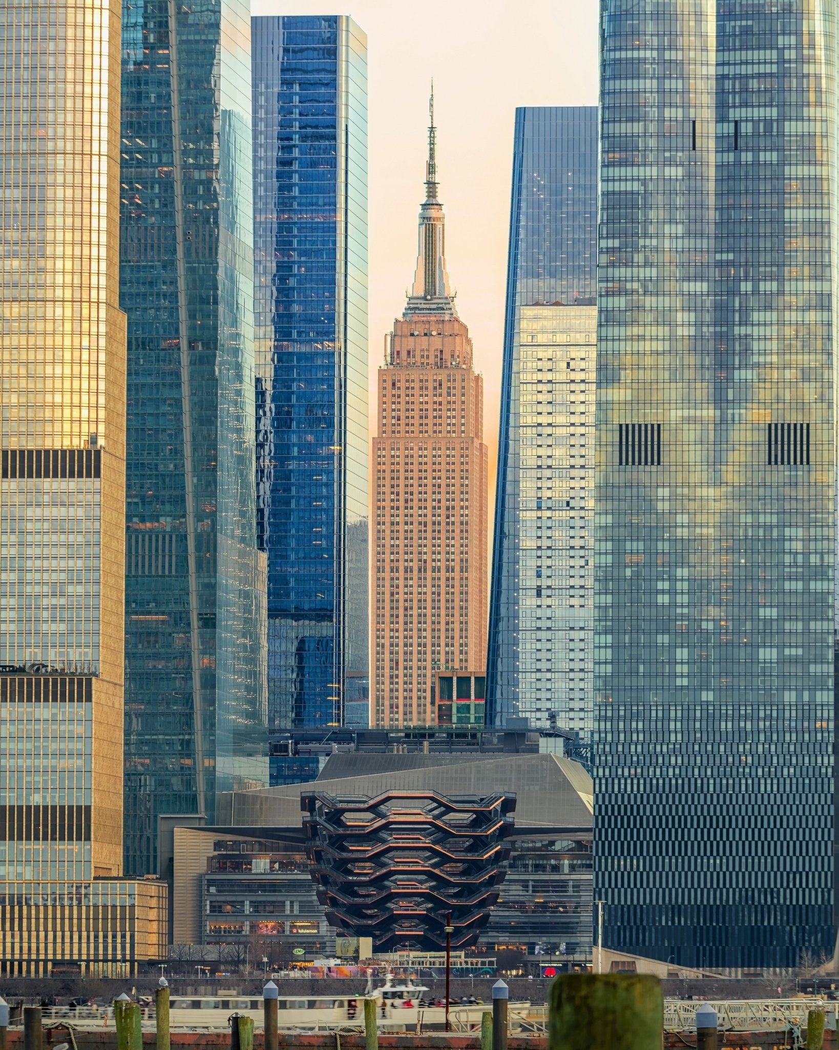 NYC Empire State and Vessel