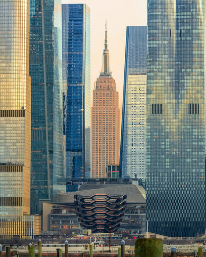 NYC Empire State and Vessel