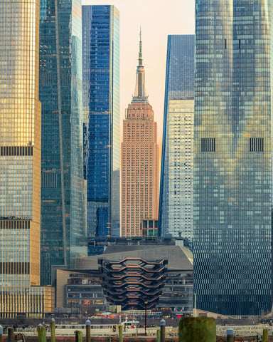 NYC Empire State and Vessel