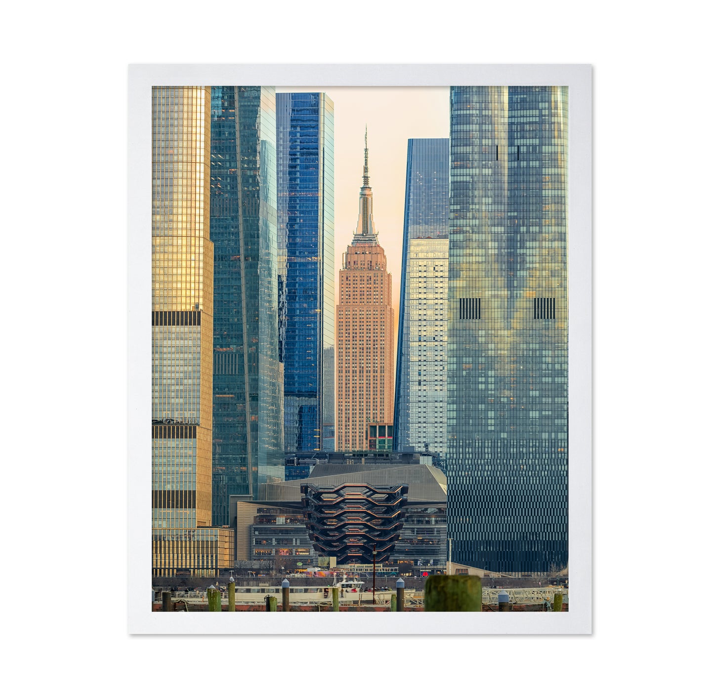 NYC Empire State and Vessel