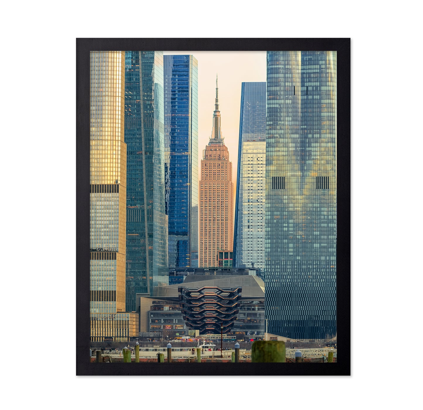 NYC Empire State and Vessel