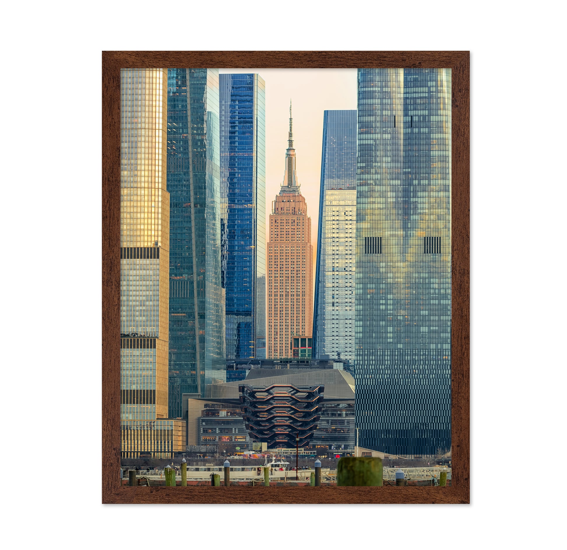 NYC Empire State and Vessel