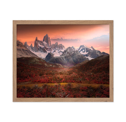 Fitz Roy Mountain In Autumn