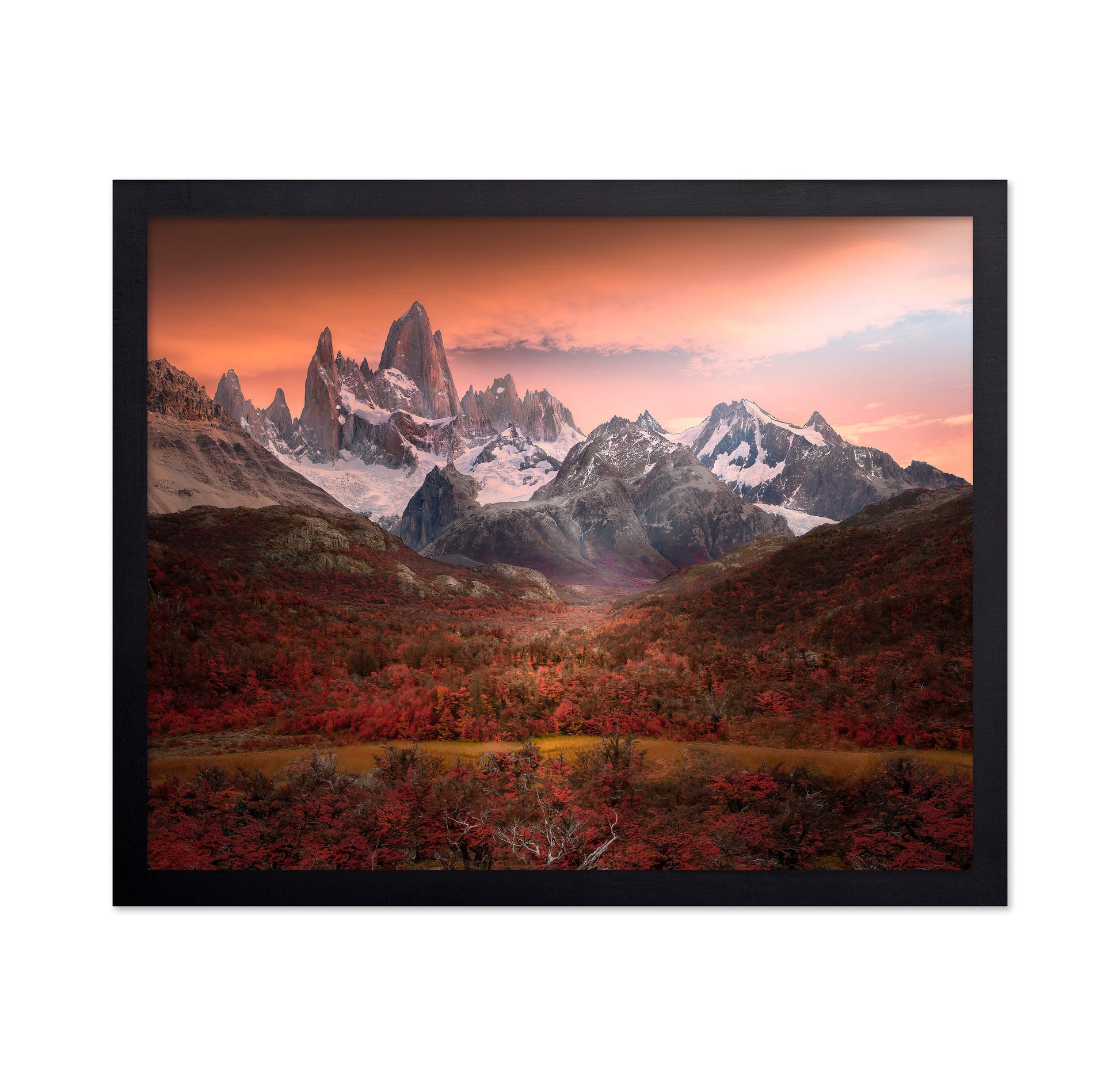 Fitz Roy Mountain In Autumn