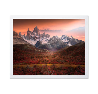 Fitz Roy Mountain In Autumn