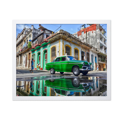Under A Worned Green Car