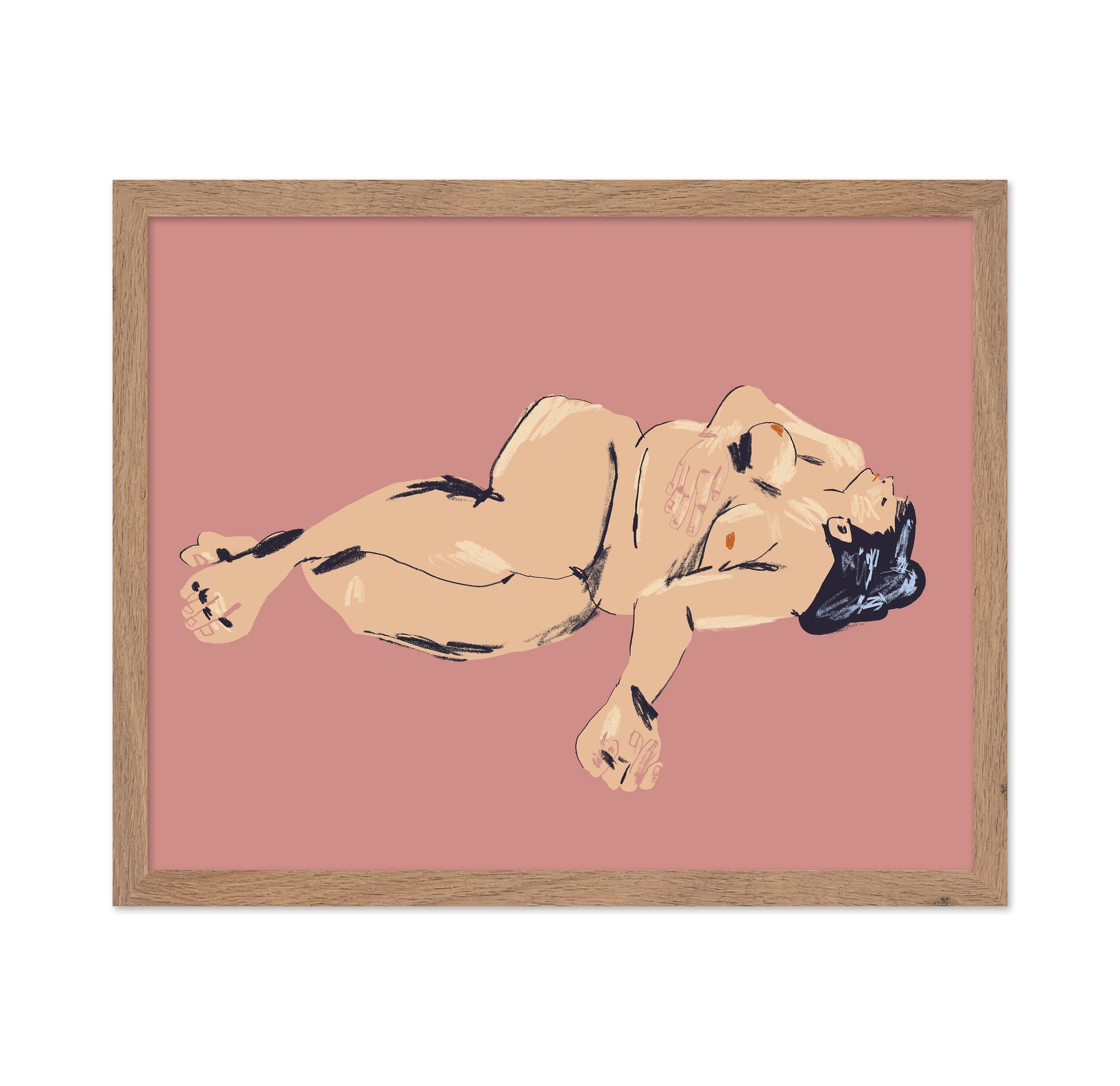 A Girl Lying