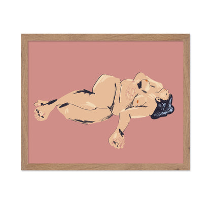 A Girl Lying