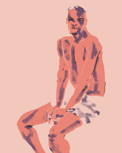 A Man Posing