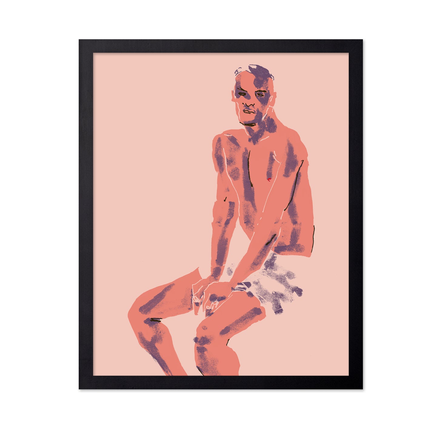 A Man Posing