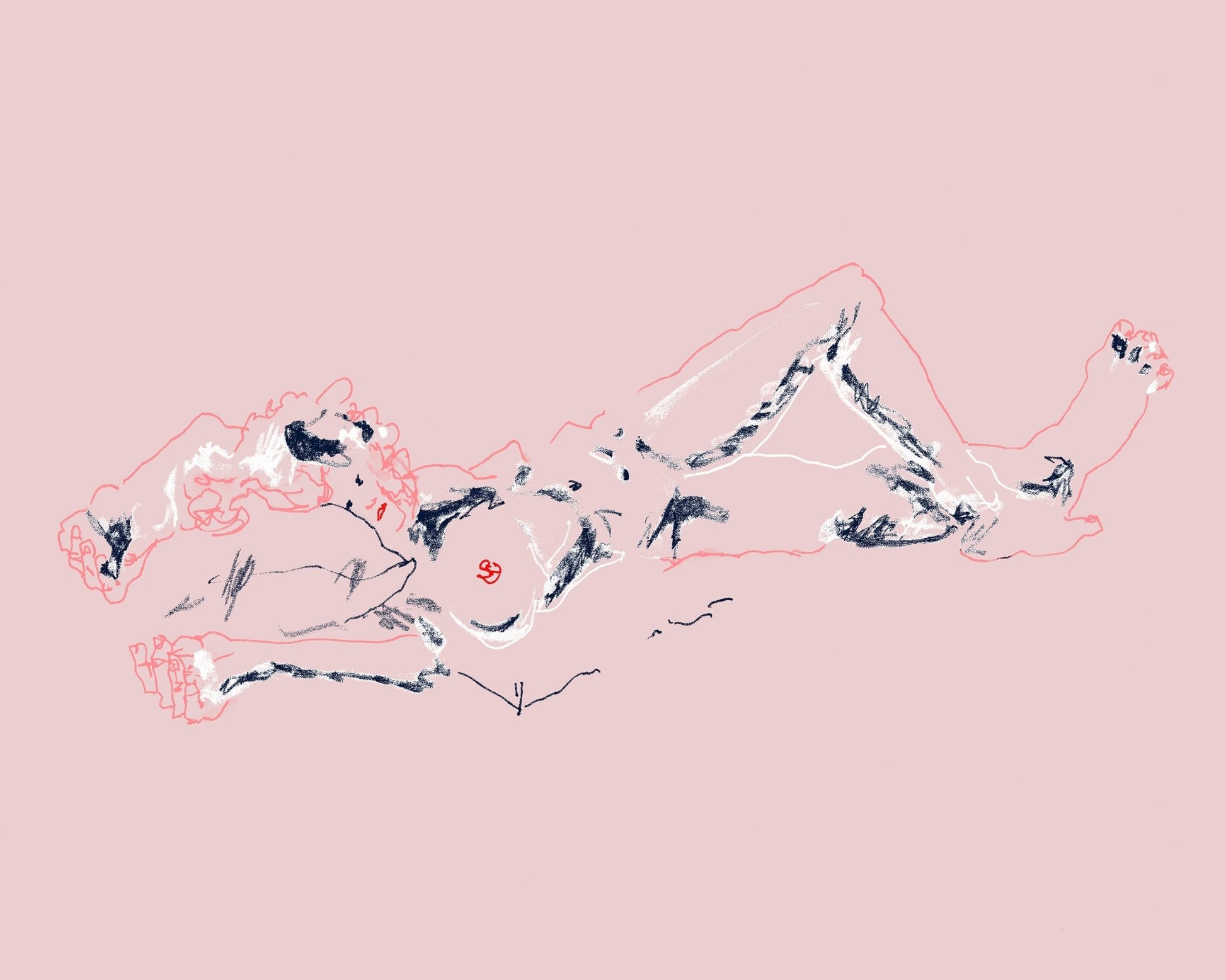 Girl Lying Down
