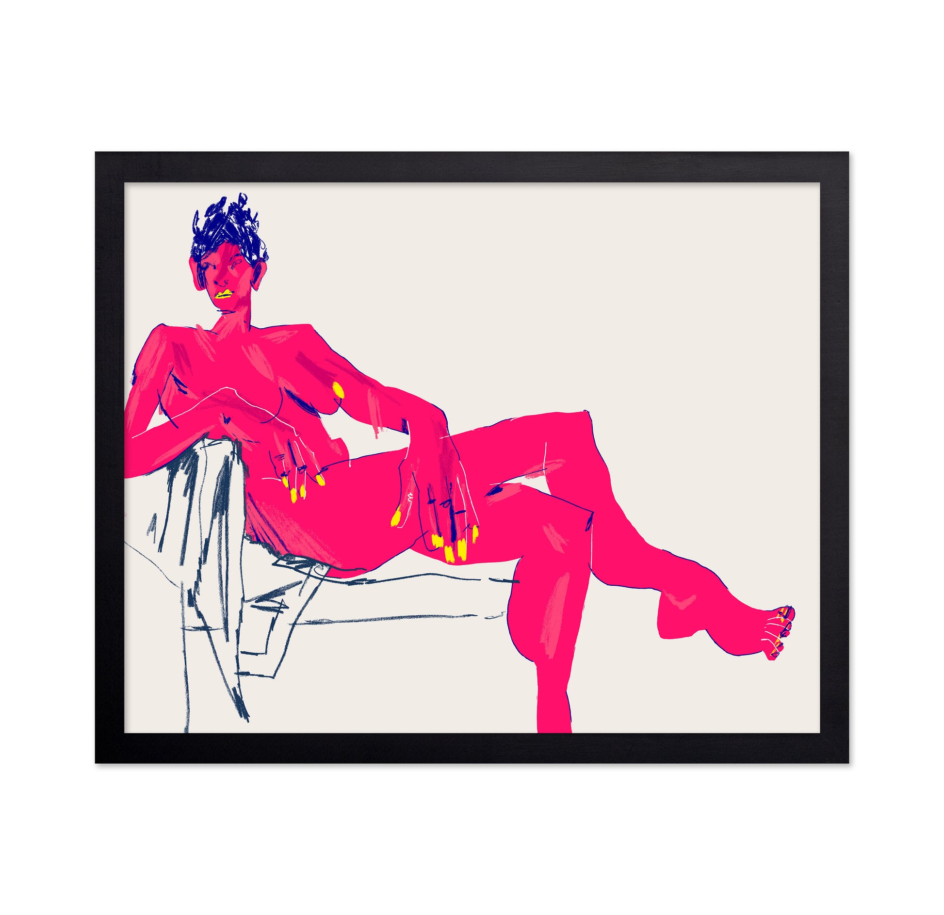 Girl On A Divan